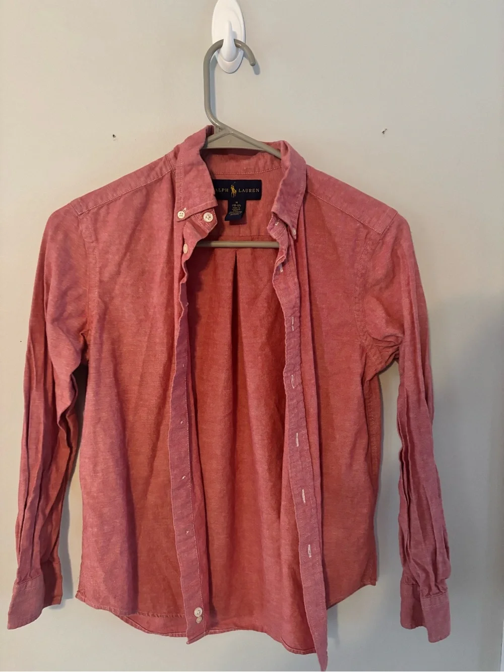 Ralph Lauren Boys' Dusty Red Button-Down Shirt